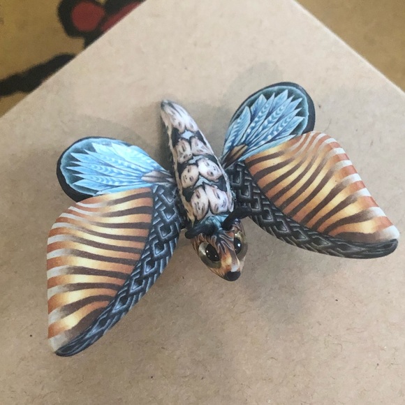 Jon Stuart Anderson Butterfly Pin - Picture 9 of 9